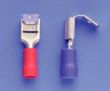 RED 6.3mm Piggyback Terminals10 per pack