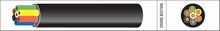 7 Core (6 x 1.0mm + 1 x 2.0mm) Thin Wall Cable.
