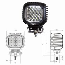 16 x 3W CREE LED Work Lamp - Black, 10-30V 3800lm, IP67     £73.40