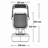 Rechargeable Magnetic Portable LED Work lamp.the 850R can be used in the SOS flash mode or the amber flash mode to warn other road users of your location.