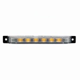 Ultra Slimline 6 LED Grill Directional Warning LED Light 12/24v – R65, R10 Approved